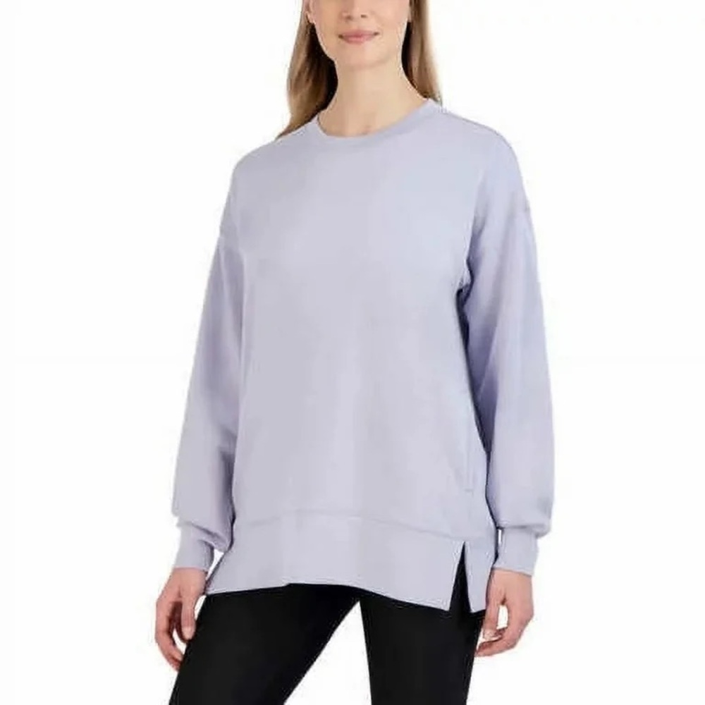 Sage Collective Soft Tunic Crewneck Purple Size Medium